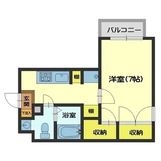 アーバンハイツ根塚【2階】の間取り