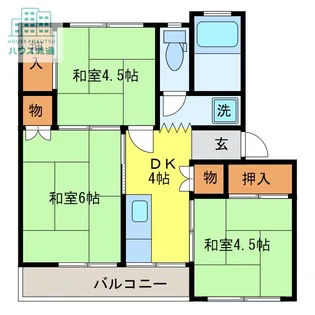 コーポアイズ【2階】の間取り