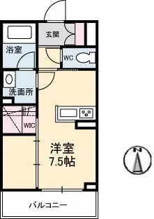 シャーメゾンステージ宇品東【3階】の間取り