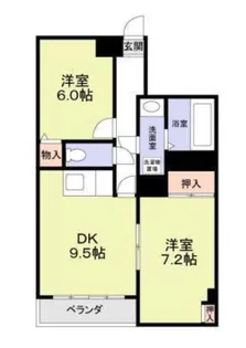 トキ壱番館【7階】の間取り