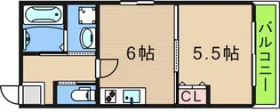ツイン20【2階】の間取り