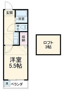エッグハウス【2階】の間取り