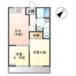 コーポラス白針【2階】の間取り