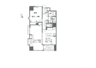 ライオンズシティ九段【9階】の間取り