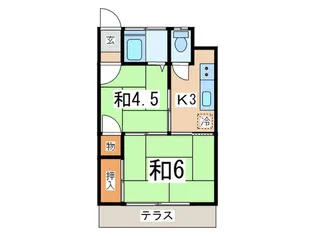 ヴィラオオタニ【1階】の間取り