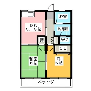 ヴィーナスI【1階】の間取り
