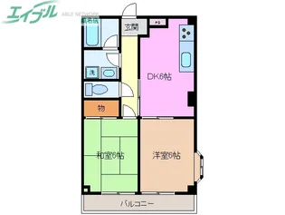 セゾン西別所【3階】の間取り