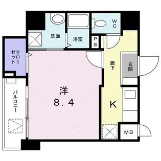 パサージュ【4階】の間取り