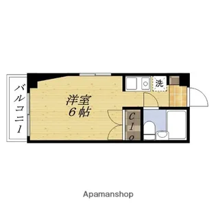 市川レジデンス【2階】の間取り