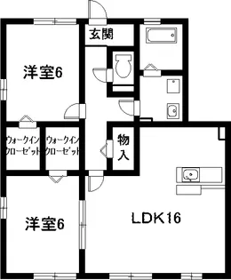 グラス・リヴィエール【1階】の間取り