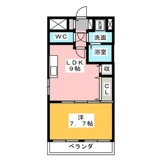 アヴニール (AVENIR)【1階】の間取り