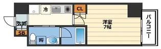 パウゼ東天満【11階】の間取り