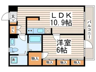 NHレジデンス江古田【4階】の間取り