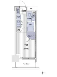 エスティメゾン大島【3階】の間取り