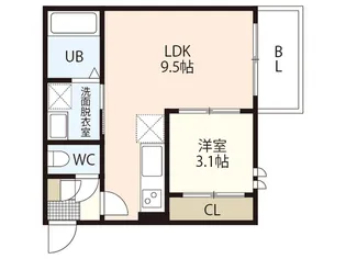 Regalest Cocon Kogo【2階】の間取り