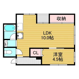 エンシン北大阪ビル【5階】の間取り