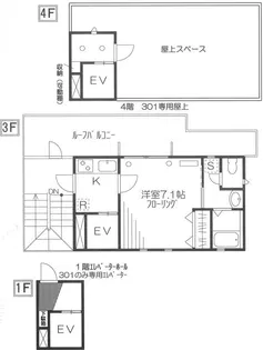 パル・レイスリー【3階】の間取り