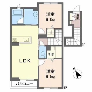 ル パルク【2階】の間取り