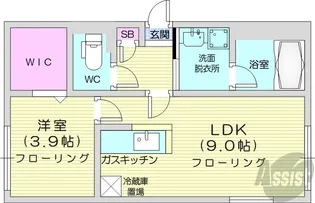トリニティ【2階】の間取り