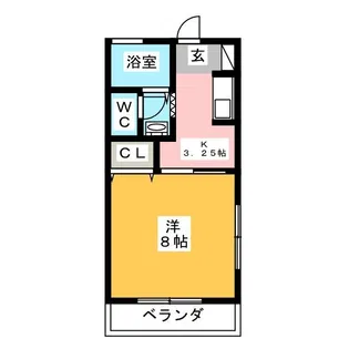 コーポヒロ【2階】の間取り