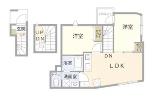 L’Allure Nishikoyama【3階】の間取り