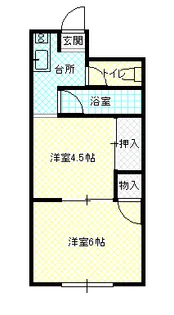 ビバ丸尾【2階】の間取り