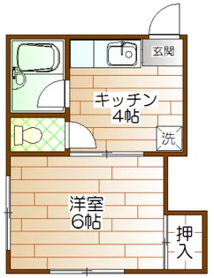 パークサイド小金井【1階】の間取り