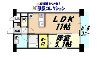 リオラクーコ【9階】の間取り