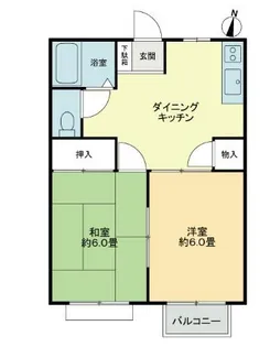 フォブールホロニックA【2階】の間取り