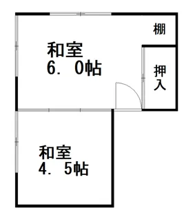 武蔵野荘【2階】の間取り