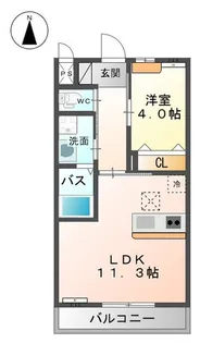 プランドール A【1階】の間取り