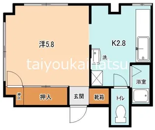 有島ビル【3階】の間取り