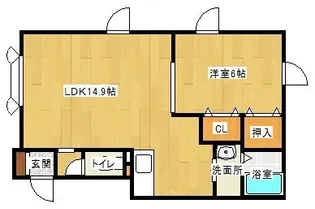 Casa SOLEILII(カーサソレイル2)【1階】の間取り