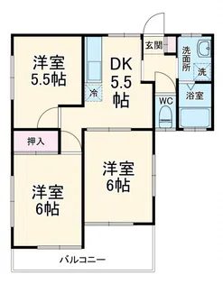 グリーンハイツ【2階】の間取り