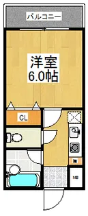 メゾンパルI【1階】の間取り