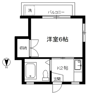 東京都渋谷区恵比寿4【マンション】の間取り