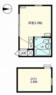 エクレール千歳烏山【1階】の間取り