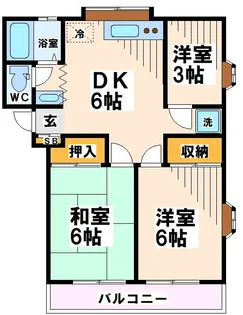 ヴェルドゥーラ【2階】の間取り