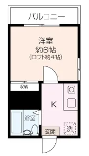 レオパレス森崎II【2階】の間取り