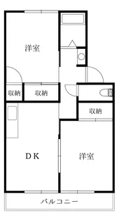徳島県徳島市北沖洲2【アパート】の間取り