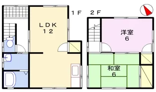 兵庫県姫路市西庄【一戸建】の間取り