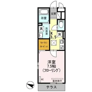 埼玉県蕨市錦町6【アパート】の間取り