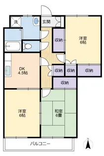 ハイライズ杉山弐番館【2階】の間取り
