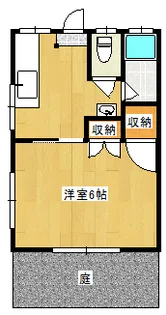 コーポ上村【1階】の間取り