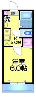 フルスインゼル【1階】の間取り