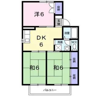 フォーレストハイツ【2階】の間取り