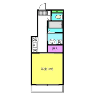 ラ・メゾン・ドゥ大浦【2階】の間取り