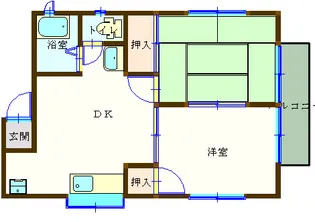メゾンフォワード【2階】の間取り