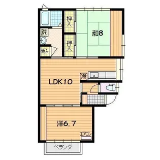 センチュリー6【2階】の間取り