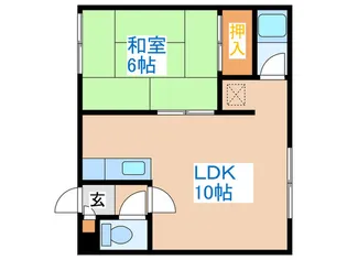 フジハウス【1階】の間取り